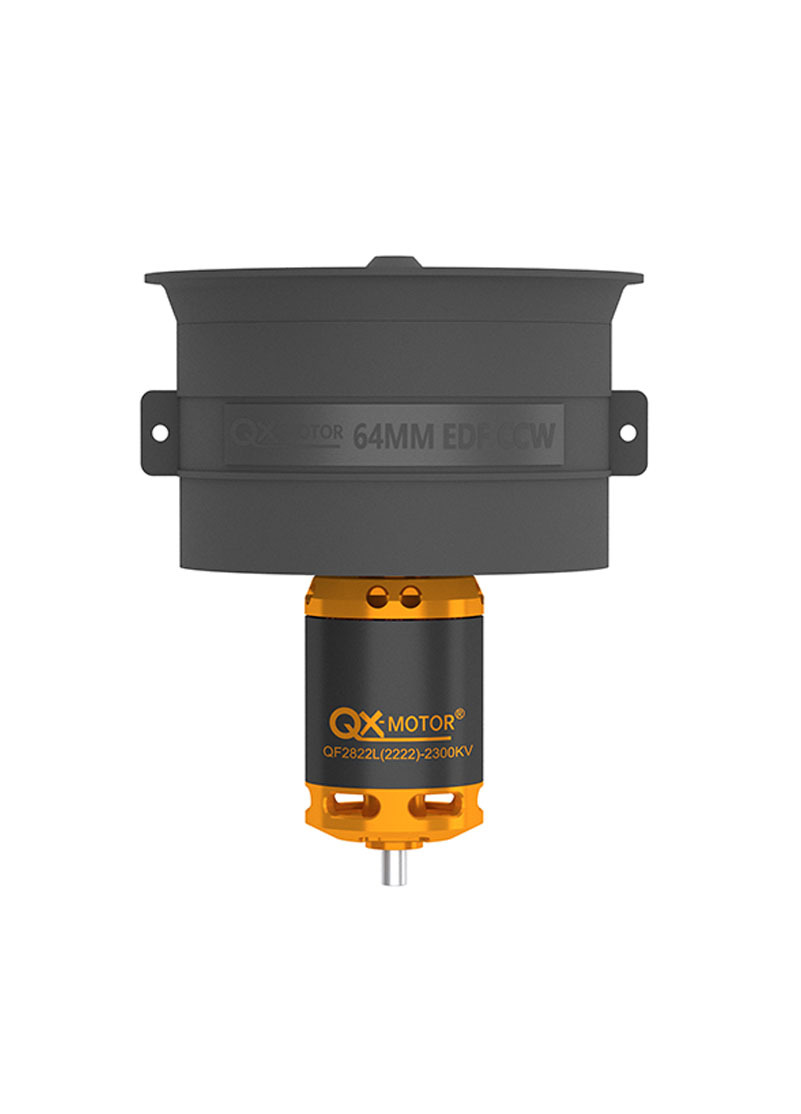 Qunxi Professional Edition 64 handao 12 hojas fan positivo y negativo remo control remoto avión motor sin cepillo qf2822 ventilador violento