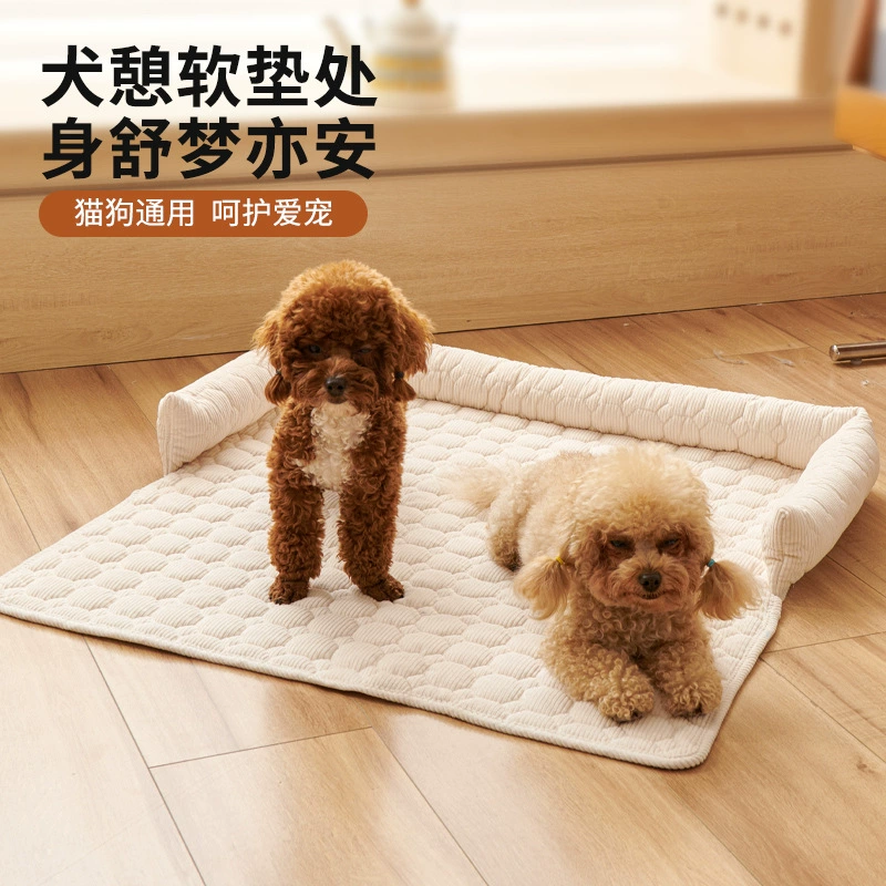 Тщательно отборные диванные подушки для домашних животных, утолщенный диван против царапин для кошек, кровать для домашних животных, нескользящая будка для сна для кошек и собак, кровать для собак и коврик для кошек