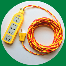 2.5純銅芯家用線防水電線花線燈頭線電源線防凍軟線雙絞線充電延