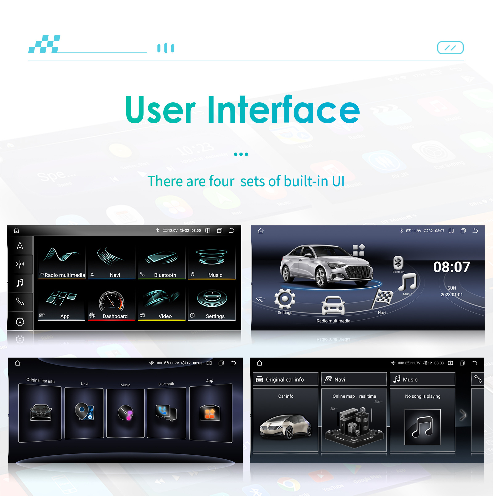 Suitable for 09-16 Audi Q5 Android large screen central control display navigation reversing image all-in-one machine