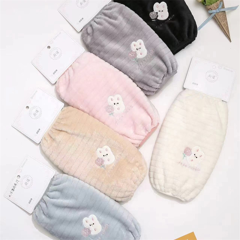 Franela impermeable bordada cocina del bebé de los hombres de las mujeres largo oversleeve mangas de la mano de los niños al por mayor estudiante Otoño e Invierno