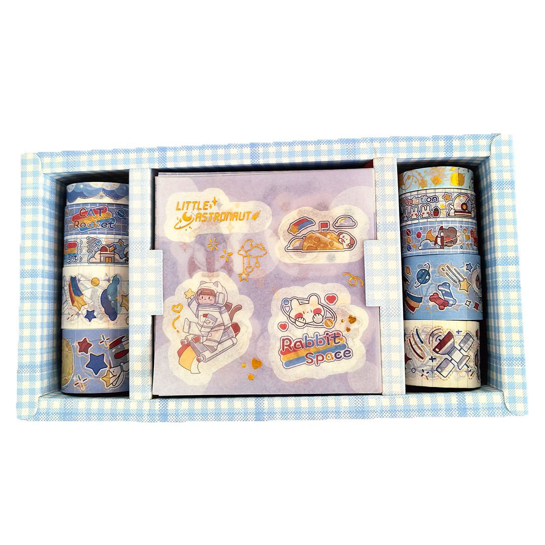 20 en estampado y cinta adhesiva de papel caja de regalo conjunto de pegatinas de dibujos animados para niños recompensas pequeños regalos