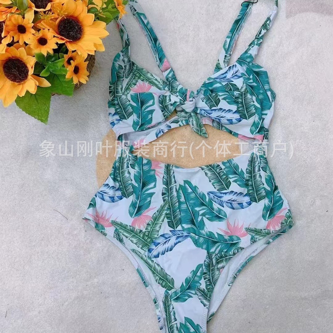 Marca europea y americana transfronteriza trajes de baño sexy tipo split bikini trajes de baño misceláneos trajes de baño de tres puntos