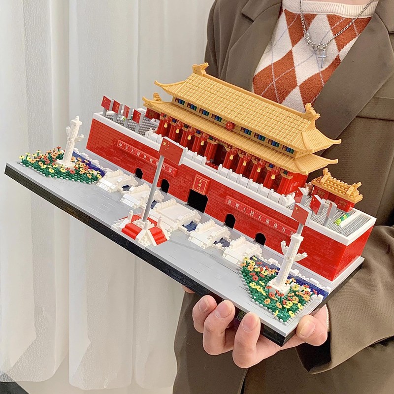天安门模型手工diy男生日礼物党员伴手礼文创北京旅游纪念品|undefined