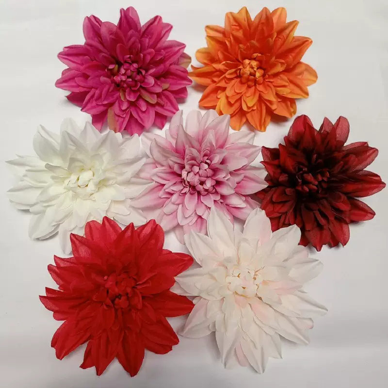 仿真芍药花绢花婚庆diy花艺材料假花装饰花墻花排人造丝花大丽花