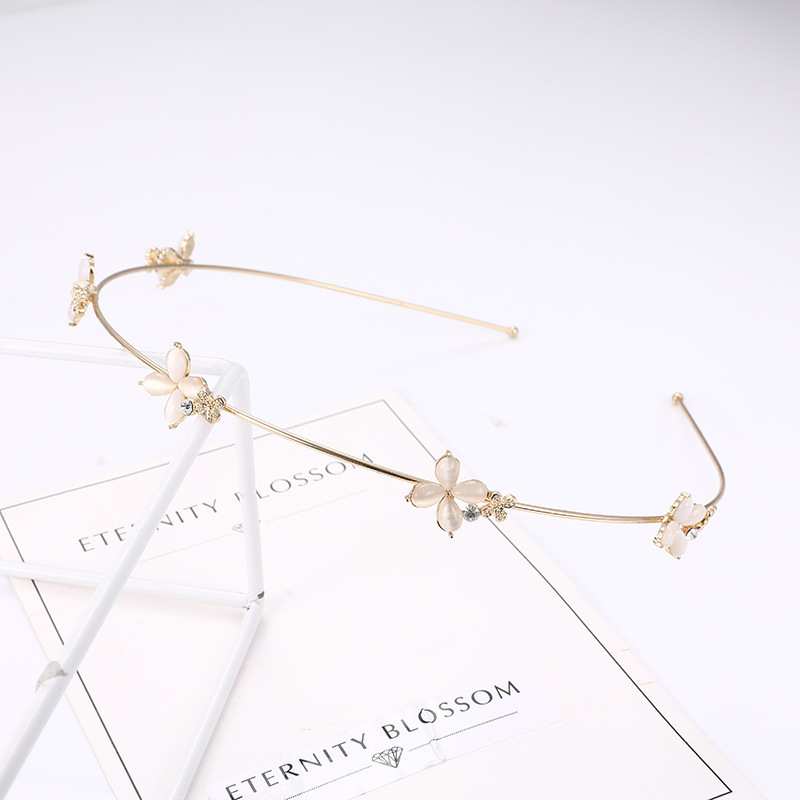 Nueva moda coreana Diamante estrella de mar Diadema Accesorios de diadema de aleación de diamantes de imitación Joyería para el cabello simple Suministro de boutique
