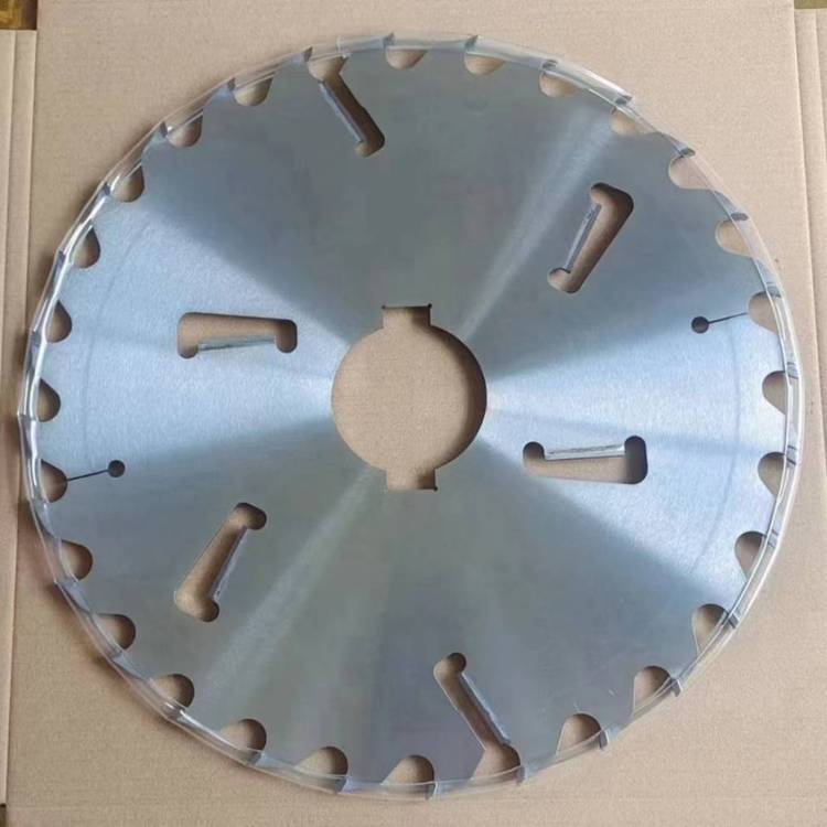 原木圆加厚款多片锯锯片可带刮刀钢板刀头加厚355-380-480合金锯