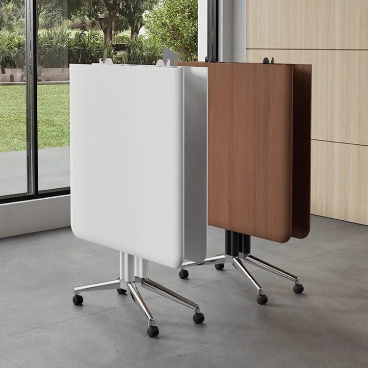 German Plastic Folding Conference Table, Movable Modular Office Desk, Training Table and Chairs, Extendable Extra-Large Desk, Negotiation Table German Plastic Folding Conference Table, Movable Modular Office Desk, Training Table and Chairs, Extendable Extra-Large Desk, Negotiation Table