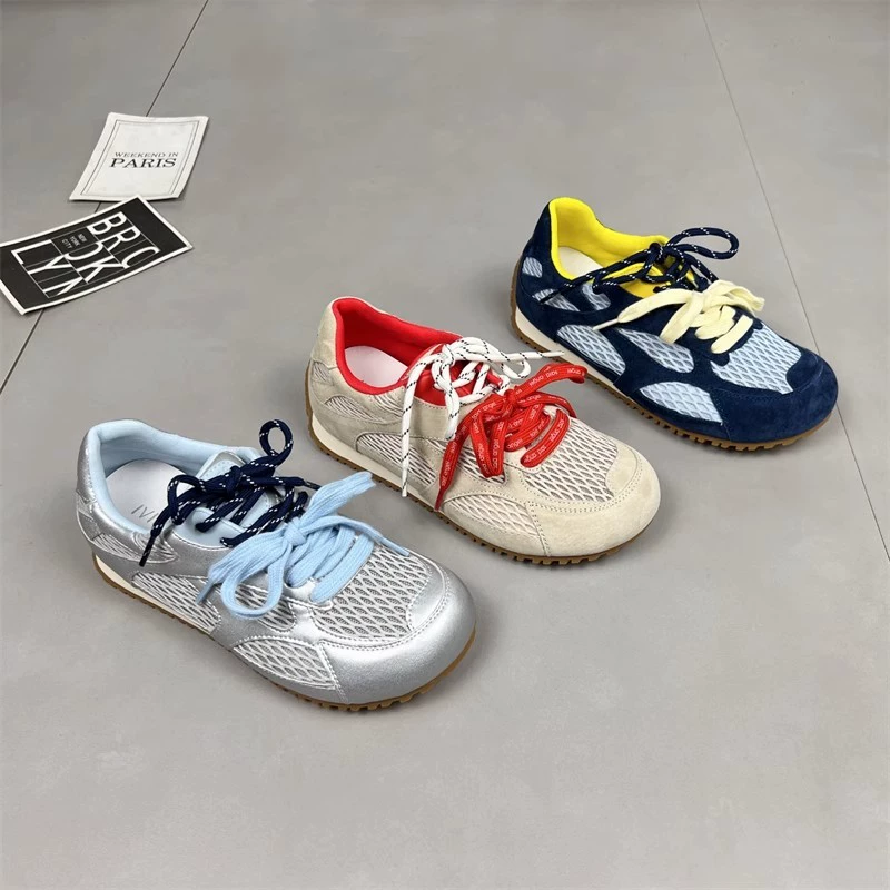 Женские летние дышащие кроссовки в стиле Форреста Гампа, сетчатые, модные 2025 года, на высокой подошве, повседневные спортивные