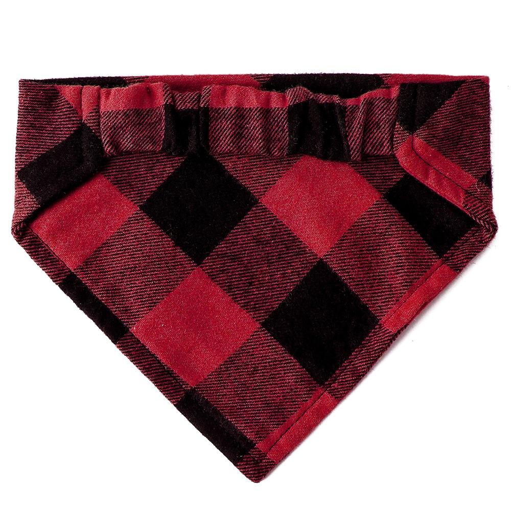 Elástico nuevo en stock transfronteriza mascota saliva toalla mascota bufanda Navidad perro bufanda accesorios para mascotas Plaid