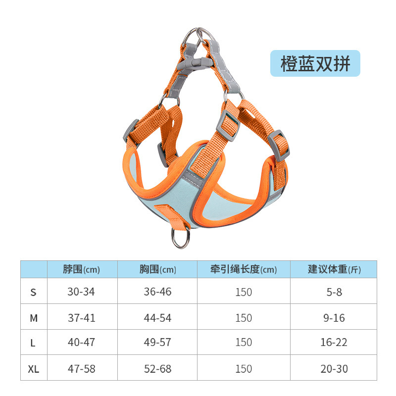 Chaleco correa de perro pequeño oso de peluche Bomei correa de pecho cachorro perro correa de perro Cadena de perro