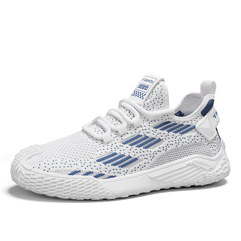 Zapatos de hombre de la estación europea en vivo de malla de verano transpirable zapatos deportivos casuales para estudiantes de fondo grueso de todo fósforo para aumentar los zapatos de papá