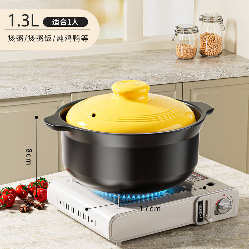 砂锅炖锅家用燃气耐高温陶瓷煲汤锅干烧裂煤气灶煲仔饭汤煲沙锅|undefined