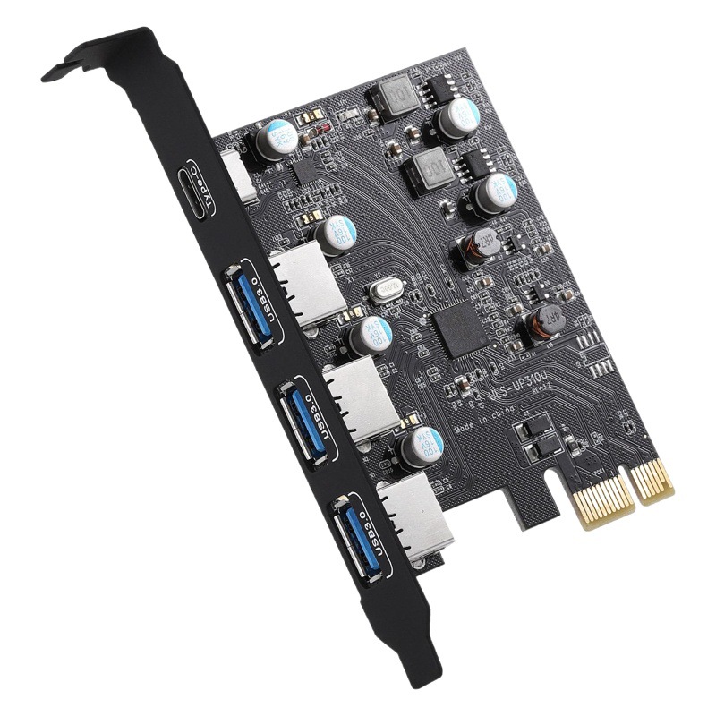 PCI-e a USB3.0Type-C USB3.0 tarjeta de expansión \ sin fuente de alimentación externa, fácil de usar
