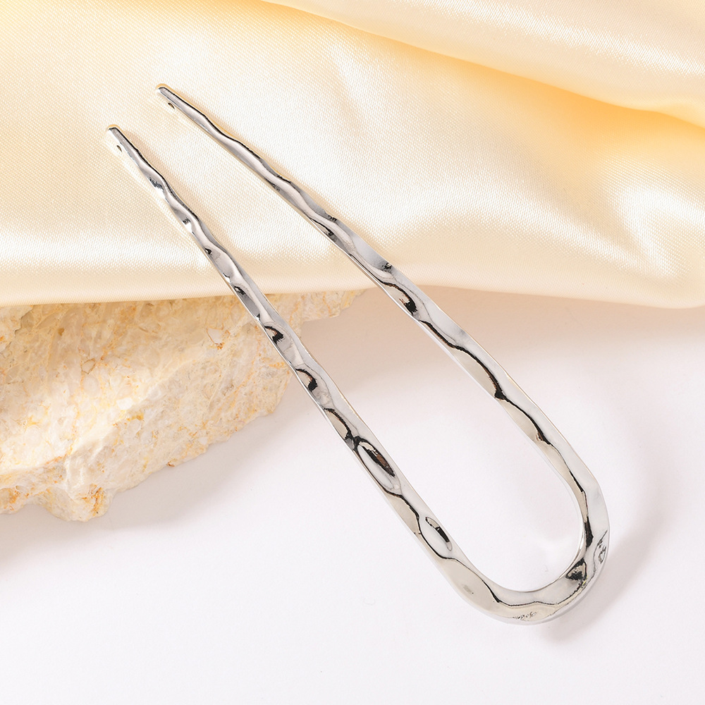 La nueva horquilla líquida, el artefacto del cabello, la horquilla, la horquilla, la cabeza de la bola, el artefacto fijo, la parte posterior de la cabeza en forma de U, los accesorios para el cabello de estilo antiguo de metal