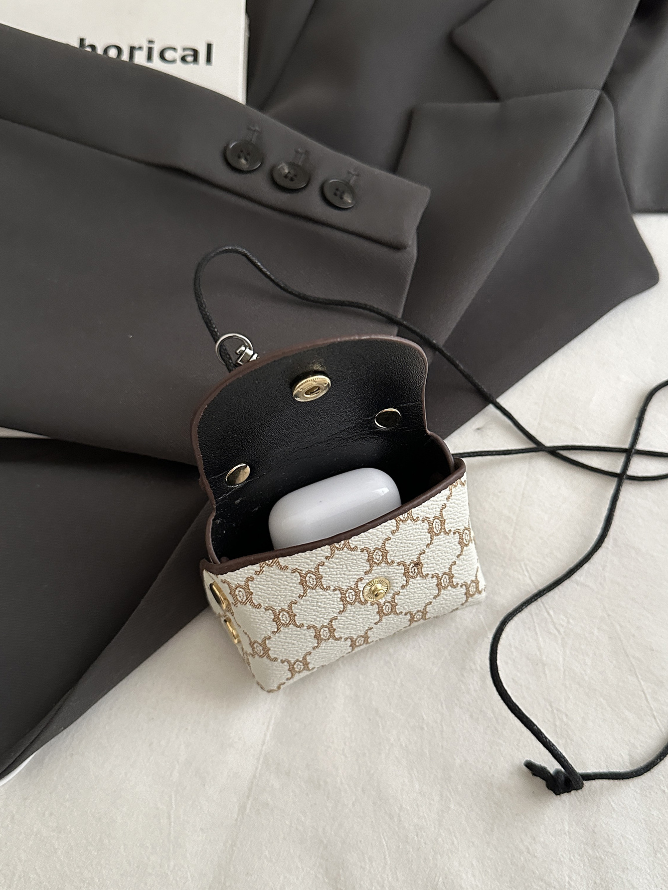 Mini leopard print cute single-shoulder bag ostrich print 2025 new style single-shoulder bag undefined