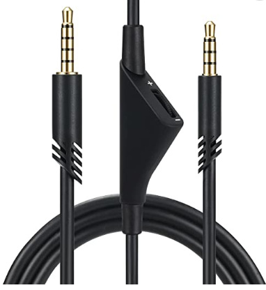 Aplicable a astro A10 A40 auricular cable de audio tono ajustable TPE volumen tamaño adaptador cable