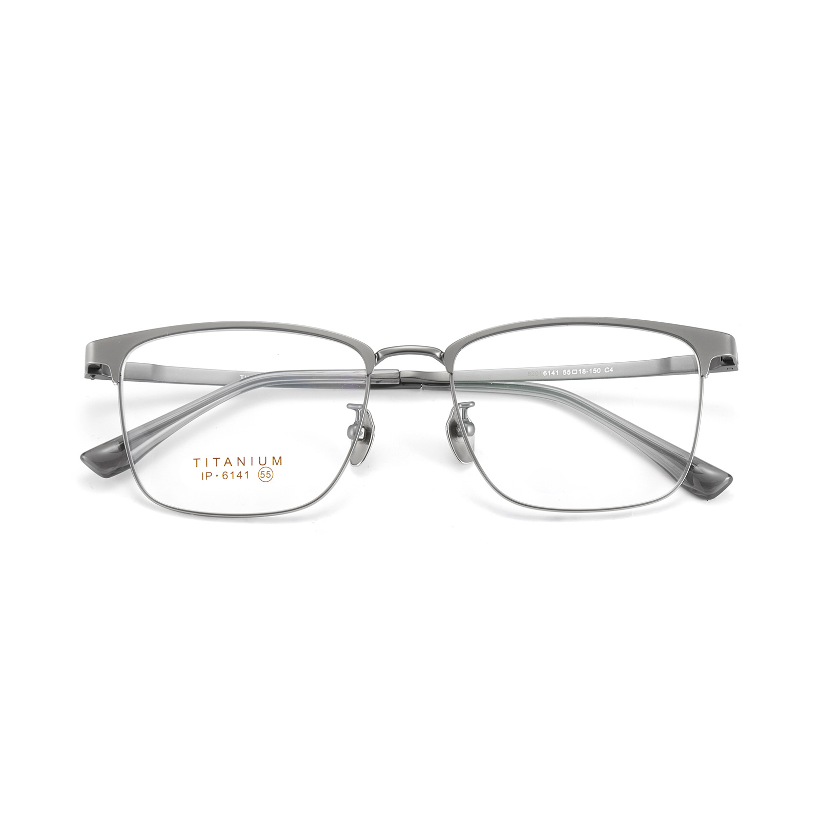 Sven Business Commuter Men's Pure Titanium Gafas Marco Flexible IP Las piernas de titanio no se pueden sujetar para la cara con gafas Danyang Lote