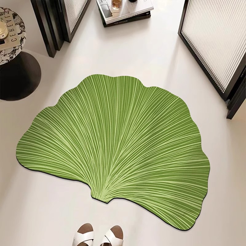 Cross-Border Bathroom Floor Mats Can Be Used on the Wall, Strong Water Absorption, Soft Diatom Mud Floor Mats, Small Fresh Ins Style Bathroom Non-Slip Mats