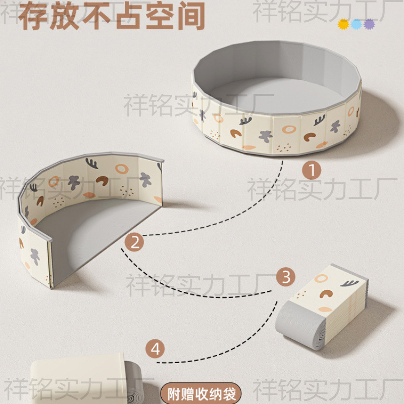 儿童太空玩具沙池挖沙子套装无毒室内决明子宝宝游乐海洋球围栏池|undefined