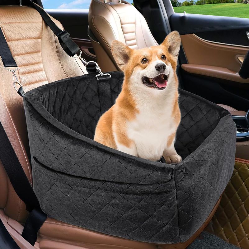 スポット防水カーシートは小型犬ペットシートに適しており、収納袋付き、ベルトを挟む|undefined