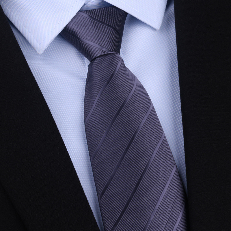 (지퍼버전) 8cm 핫한 다크그레이 넥타이
