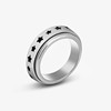 Fashionable ring engraved stainless steel, accessory, simple and elegant design