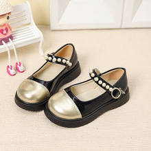 女童小皮鞋2025春秋新款黑色小女孩演出鞋子儿童软底英伦风公主鞋