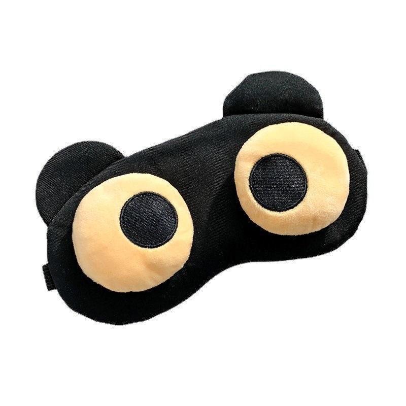 Nueva máscara de ojo divertido lindo para niños y niñas dormir sombreado máscara de ojo aliviar la fatiga ocular fría y caliente comprimir máscara de ojo