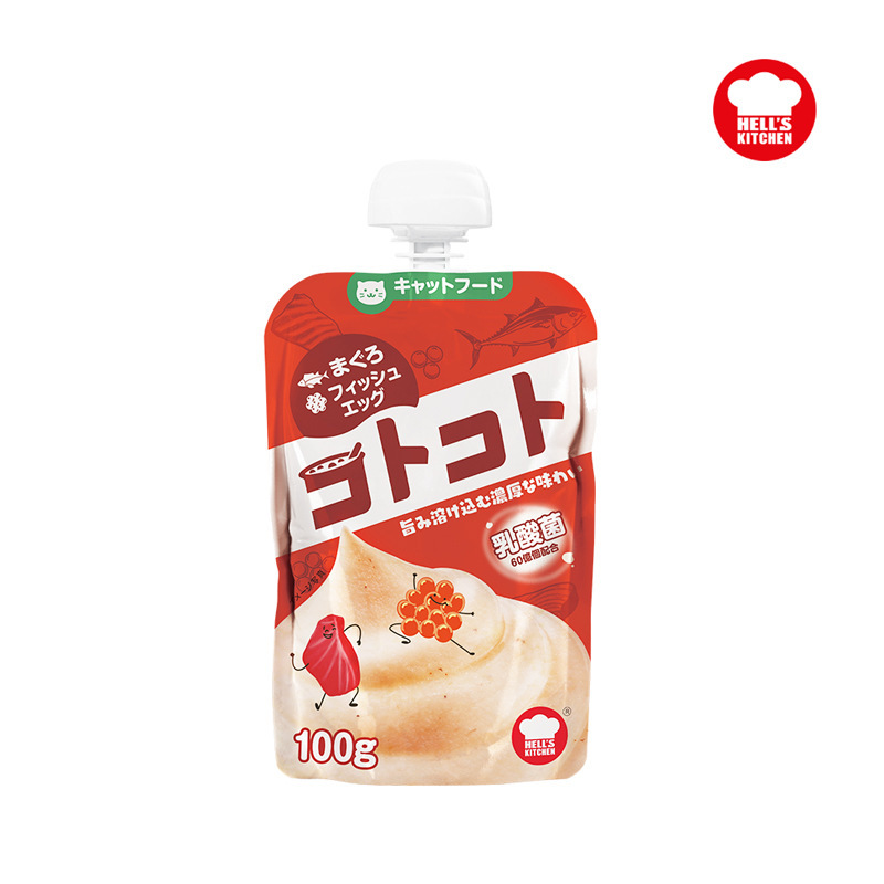 100 g de caviar de atún para gatos adultos (12 en cajas enteras, 60 en cajas enteras)