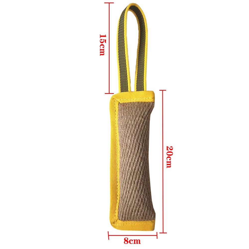 Pet Training Jute Chew Sticks Durable Teething Targets Dog Toys Pick Up Sticks_voghion.com