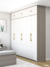 小户型开门衣柜经济型卧室家用简易两门柜子出租房简约挂衣橱