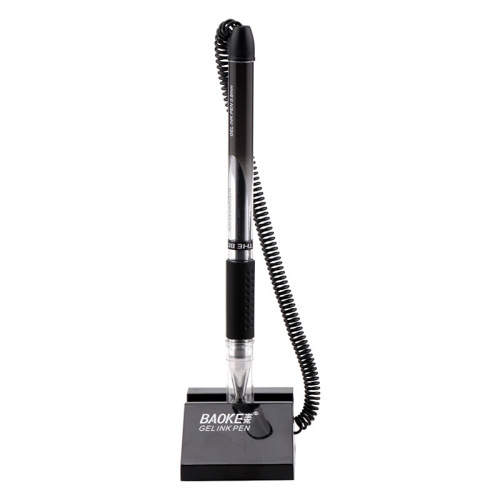 Bock NO850 Neutral Gel Pen 0.5mm Black 850 Dual-Bead Desk Pen Office Meeting Pen Desk Stabilizing Pen