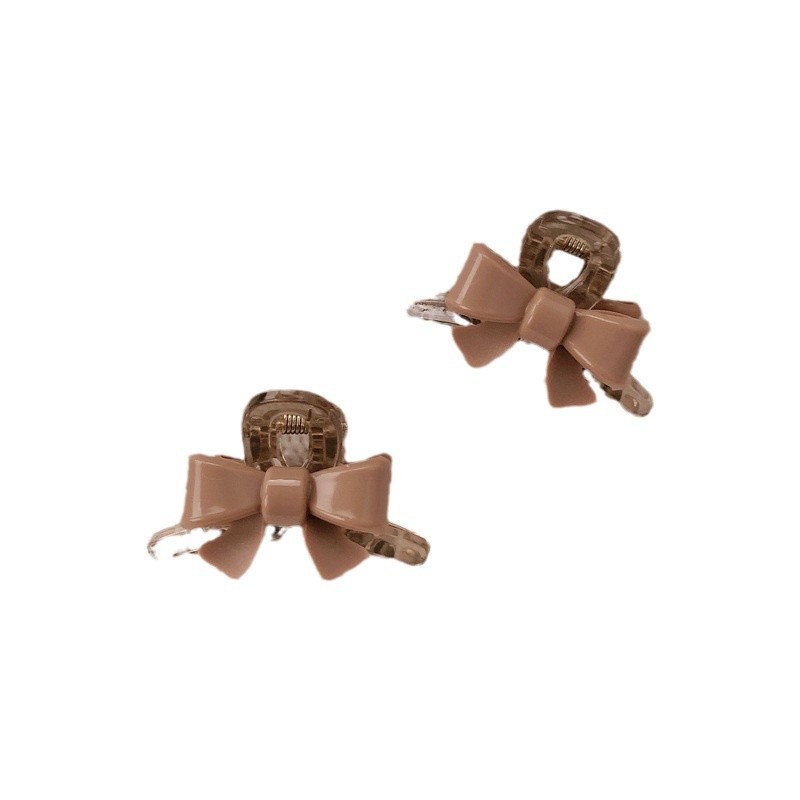 Juge tierno ~ dulce y lindo arco marrón pequeño raspado clip de mar para reducir la edad de las niñas clip de tiburón rojo clip de pelo