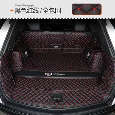 Trunk Mat — GT4CT4XT4 ATSL CT6XT6XTS - fully-enclosed-in-black-and-red-20-24-cadillac-xt5