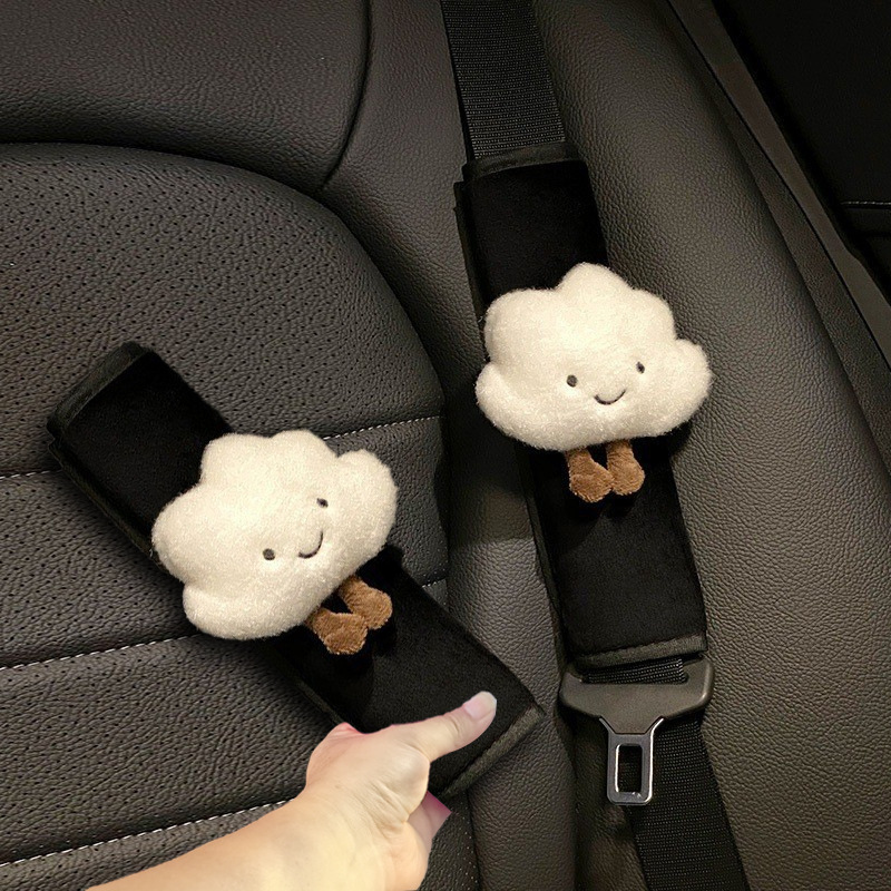 Funda Protectora Alargada de Cinturón de Seguridad de Terciopelo para Automóvil 1 Pieza image 8
