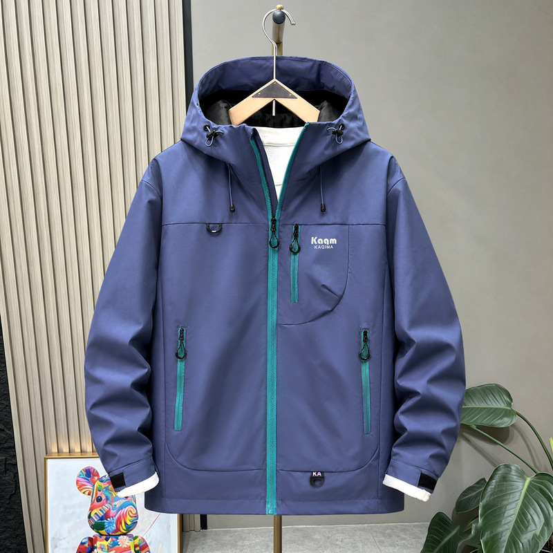 2026 Plus Size 3-in-1 Thickened Trendy New Spring and Autumn Outdoor Jacket for Plus-Size Men 180kg