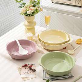 大容量酸菜鱼大盆2025新款毛血旺水煮鱼和面盆家用聚会陶瓷大汤碗