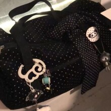 短途旅行包2025新款单肩手提包大容量托特包帆布包健身包miu系