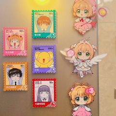 百变小樱旋转冰箱贴魔卡少女樱Q版可爱创意家居装饰礼物送闺蜜