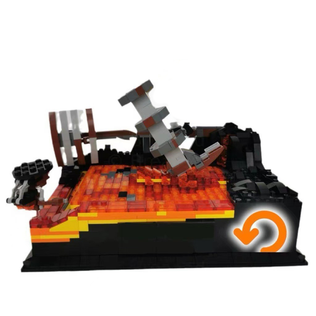 Building Blocks Jiazhan Cross-Border Small Particles Moc114373 Hero Battle Aliexpress Ozon Hot-Selling Toys
