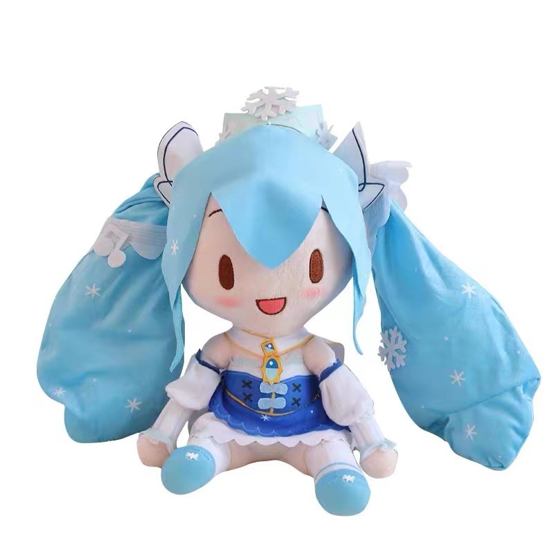 正版同款现货初音未来玩偶抱枕经典深海毛绒fufu玩偶公仔摆件礼物|undefined