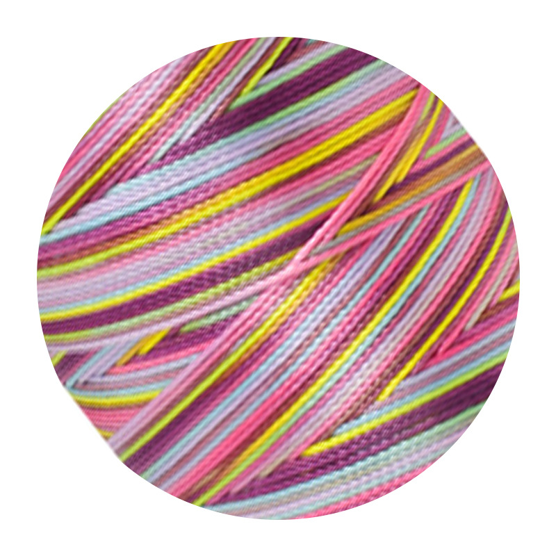 Nuevo 9 hebras de 0,5 mm línea de tejido pulsera collar di di dragón cuerda de mano cuerda de color gradiente cuerda de hilo de texto