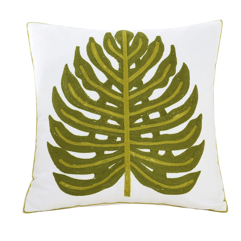Towel, cloth for bed, tape, sofa, pillow, flowered, with embroidery