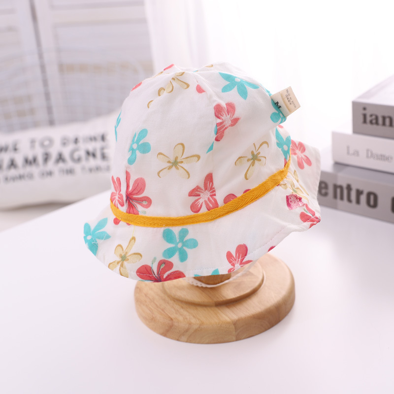 Unisex Cotton Baby Bucket Hat Spring Summer Animal Pattern_voghion.com