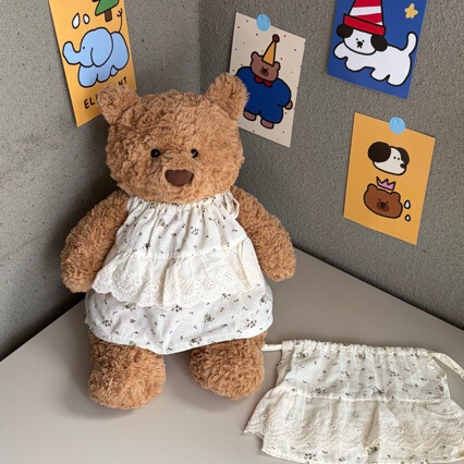 Only Doll Clothes】Jely&Cat Barcelona Bear Doll Clothes Little Bear Dress 30cm Doll Clothing Accessories