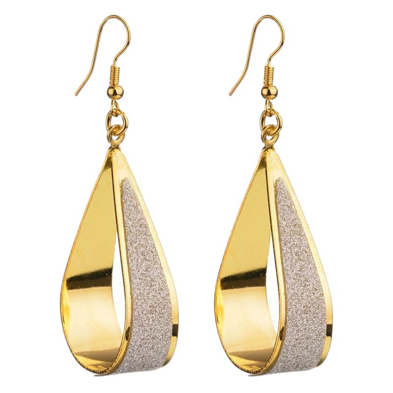 E1213 europeo y americano elegante personalizado pendientes simple clásico en forma de gota pendientes adornos al por mayor