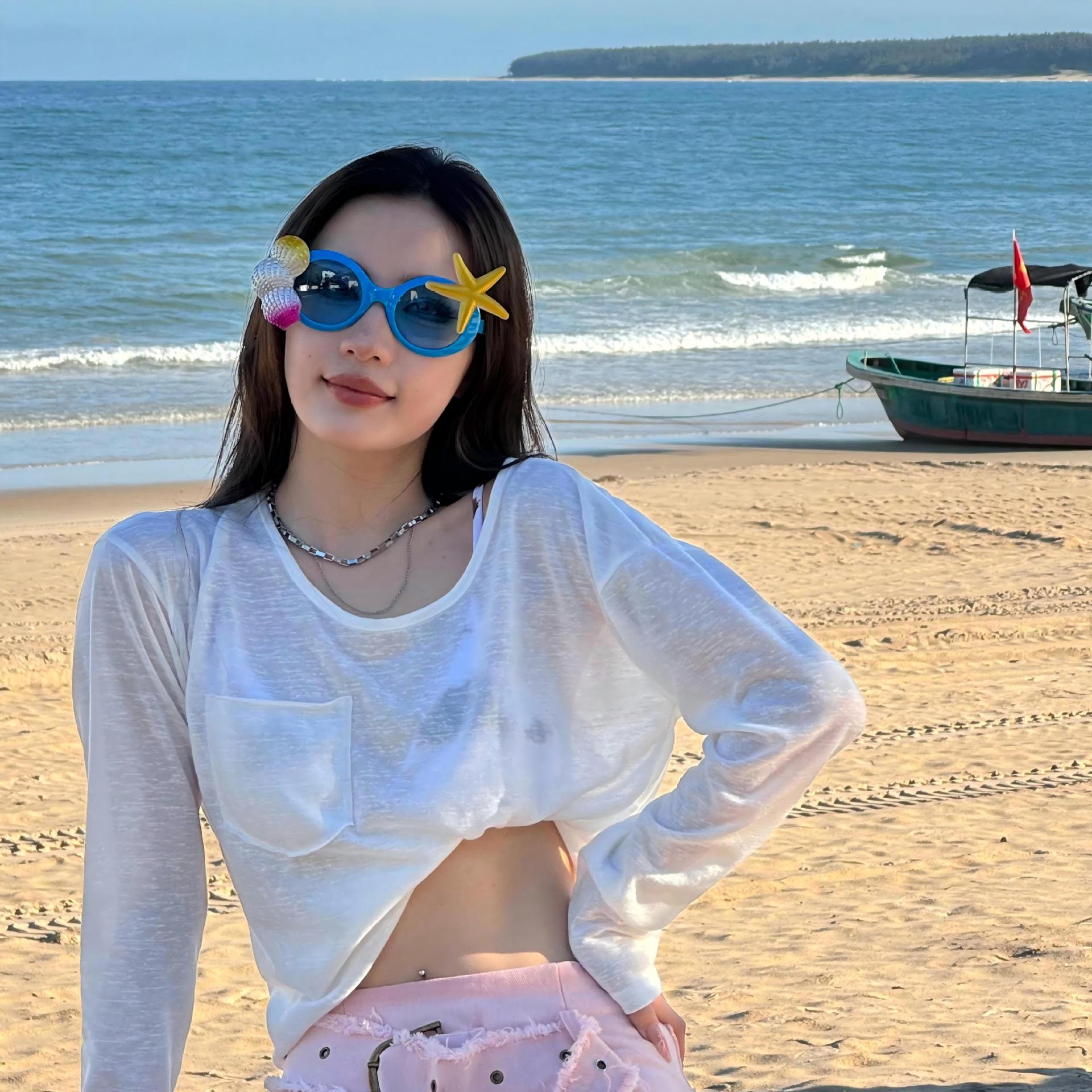 Gafas de Fiesta con Temática Hawaiana, ABS, Divertido, Decorativo, para Fiestas en la Playa y Festivales de Música