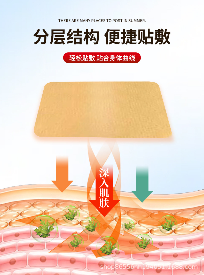 Glucosamine Chondroitin Knee Patch with Mugwort Warming Herbal Joint Patch 7 Patches per Box quality and texture