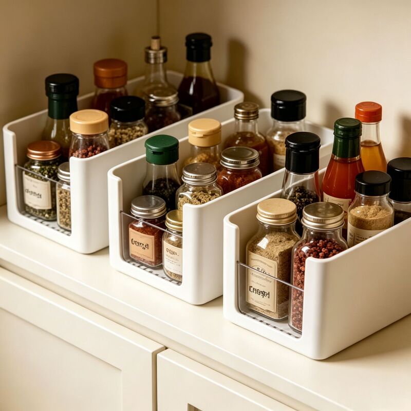 Cabinet Storage Box Kitchen Right-Angle Rectangular Desktop Organizer Box Japanese-Style Snack and Miscellaneous Storage Box Storage Basket Cabinet Storage Box Kitchen Right-Angle Rectangular Desktop Organizer Box Japanese-Style Snack and Miscellaneous Storage Box Storage Basket